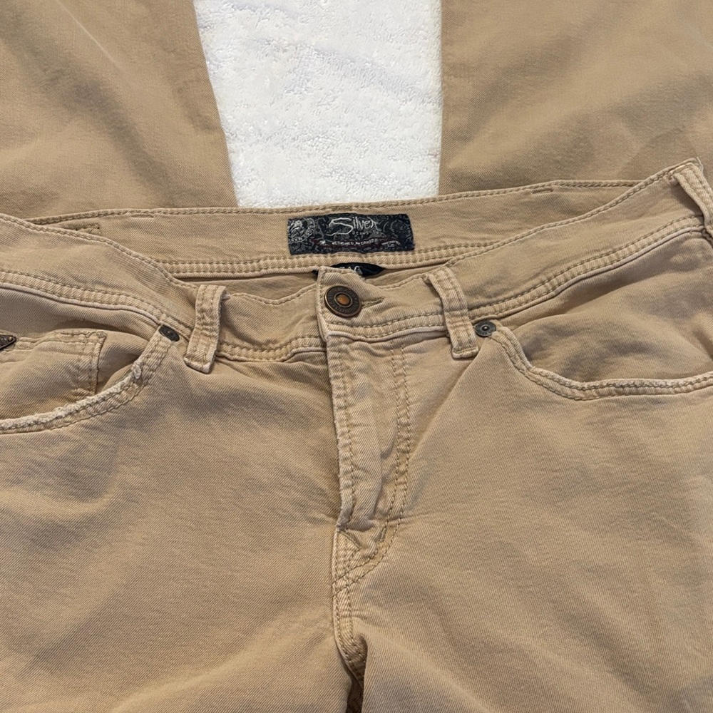 Silver Jeans Light Brown Trousers